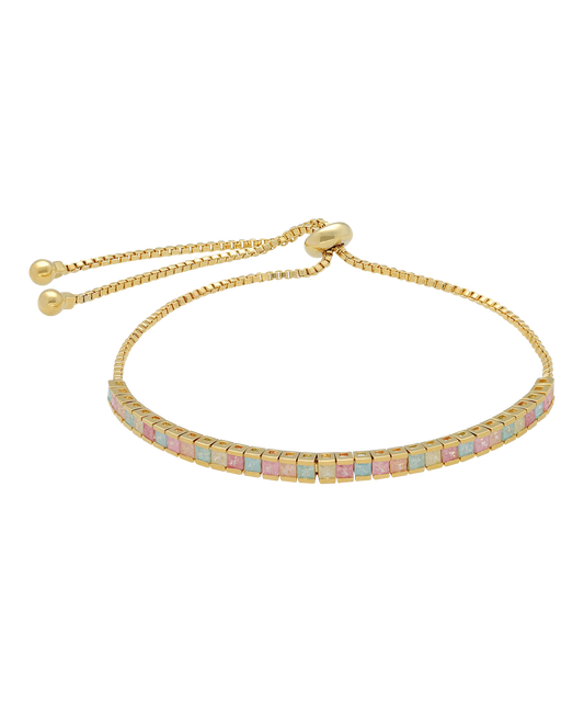 Annie Bracelet パステル キュービックジルコニア ゴールド アニー ブレスレット