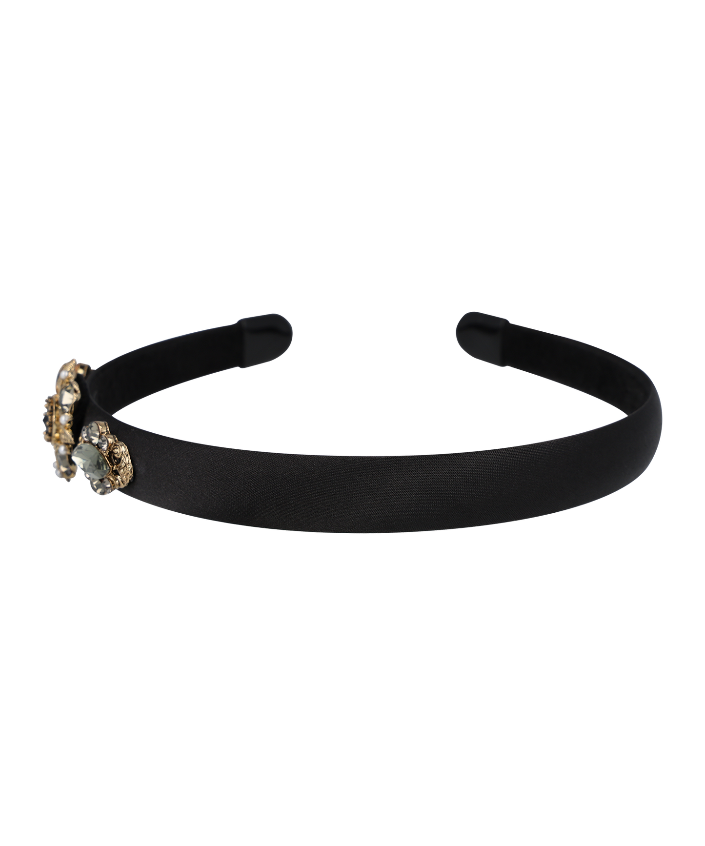 Zolia Hair Bandククリスタル パール アンティーク ゾリア ヘアバンド