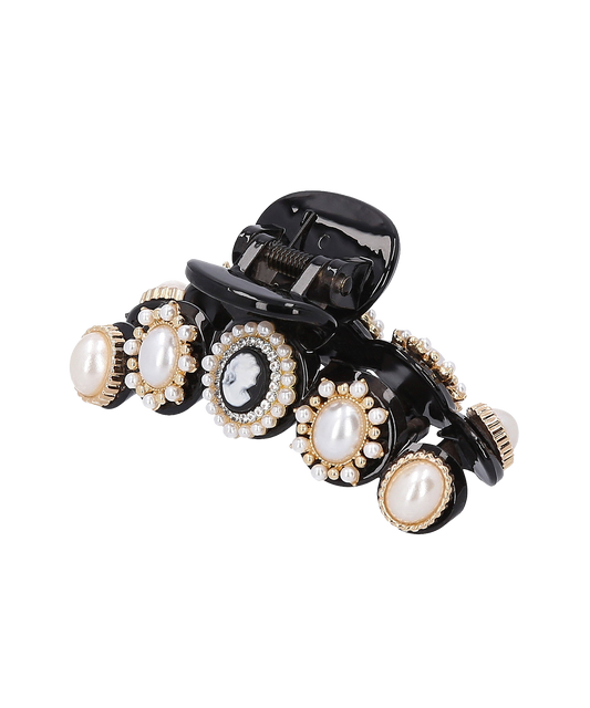 Cameo Claw Clip Miniカメオ パール クロークリップ ミニ ヘアクリップ