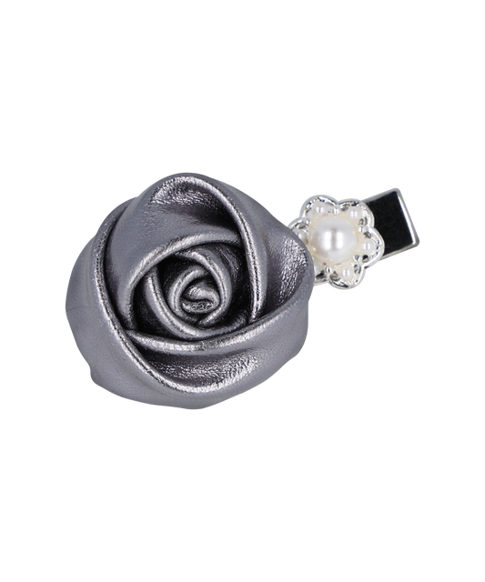 Torce Hair Clip Mini シンセティックレザー パール ミニ ヘアクリップ トルチェ