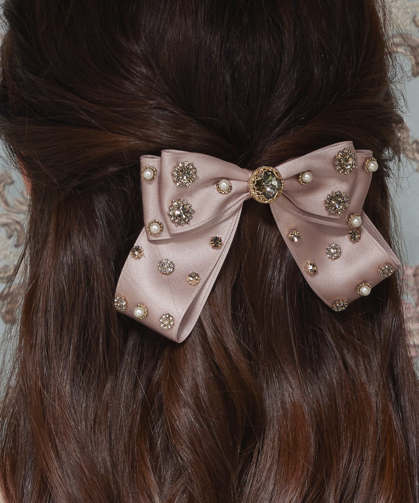 Regina Bow Barrette L バレッタ Mela Bianca