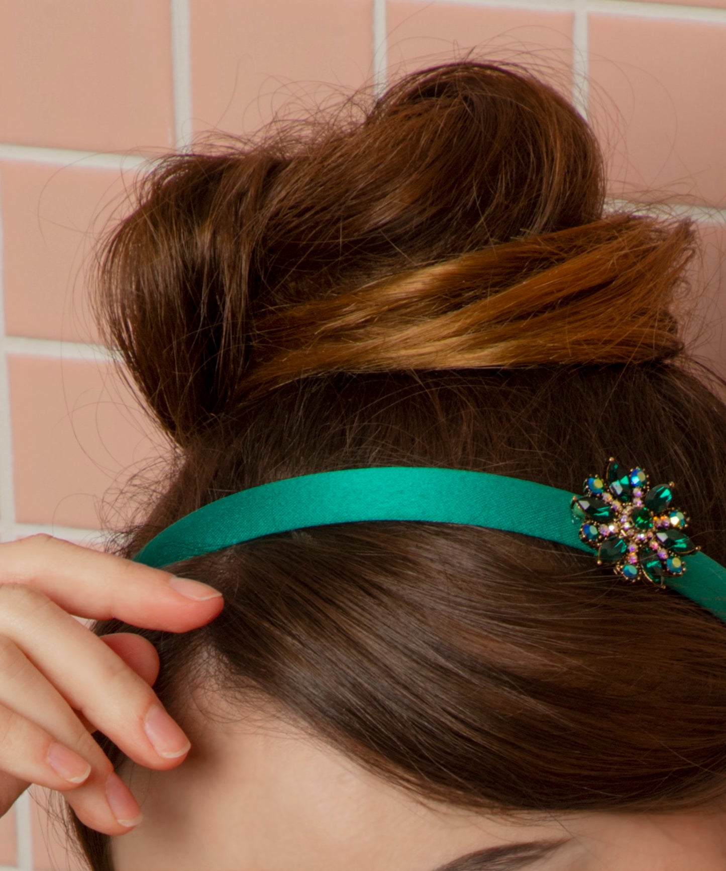 Maria Hair Band クリスタル アンティーク マリア ヘアバンド ヘアカチューシャ