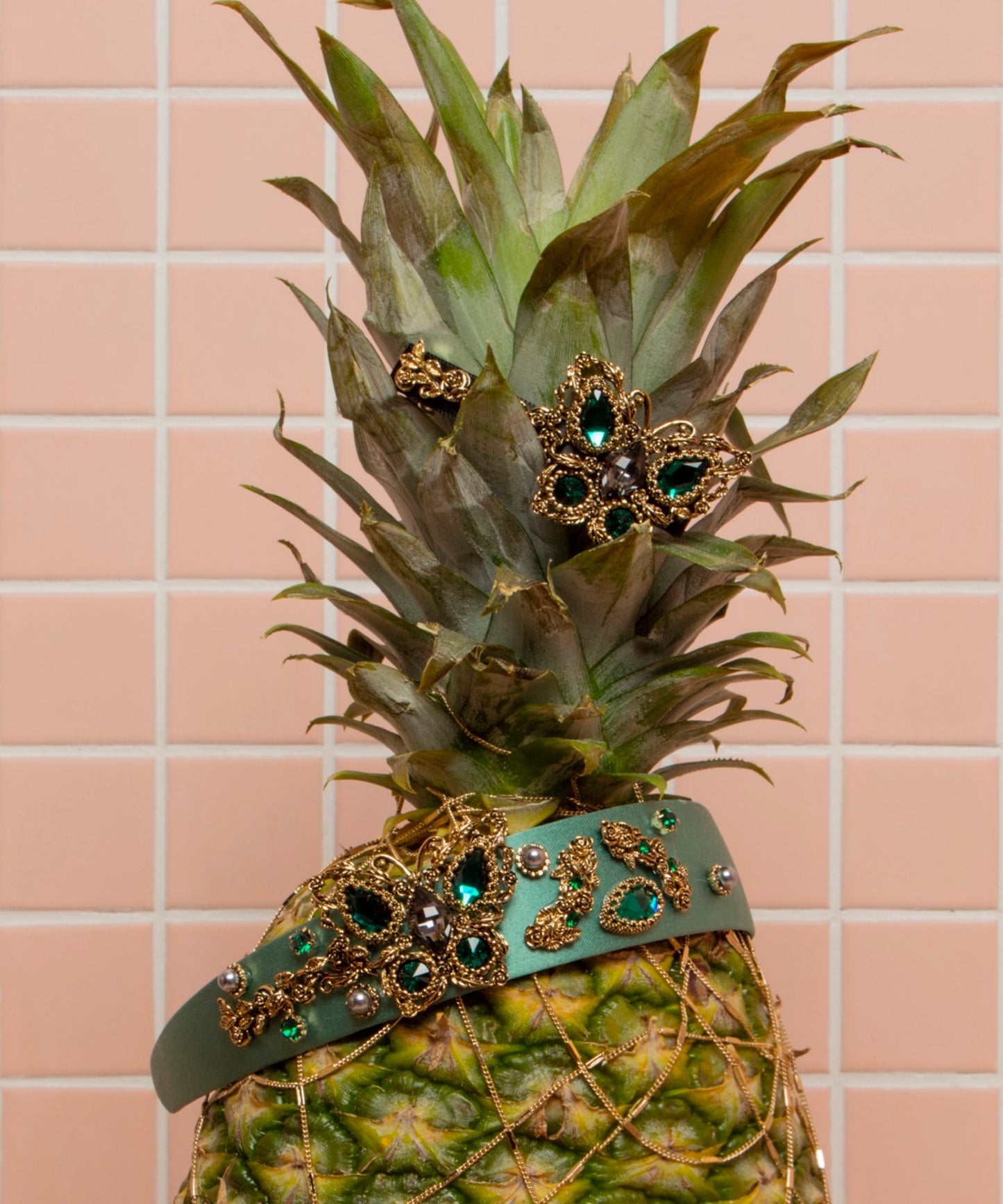 Elisa Barrette  クリスタル パール アンティーク エリーザ バレッタ  ヘアクリップ