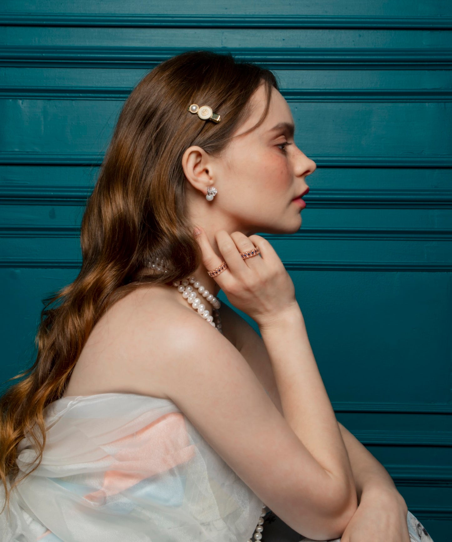 Fioco Pearl Earring フィオコ パール キュービックジルコニア ピアス