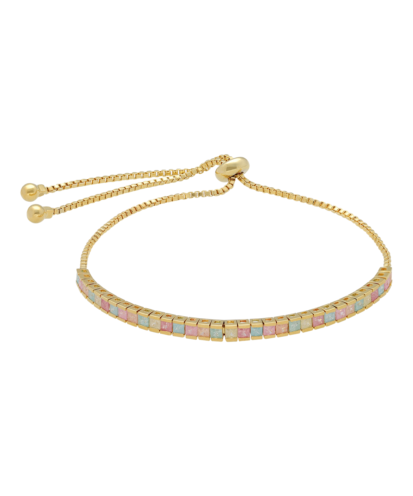 Annie Bracelet パステル キュービックジルコニア ゴールド アニー ブレスレット