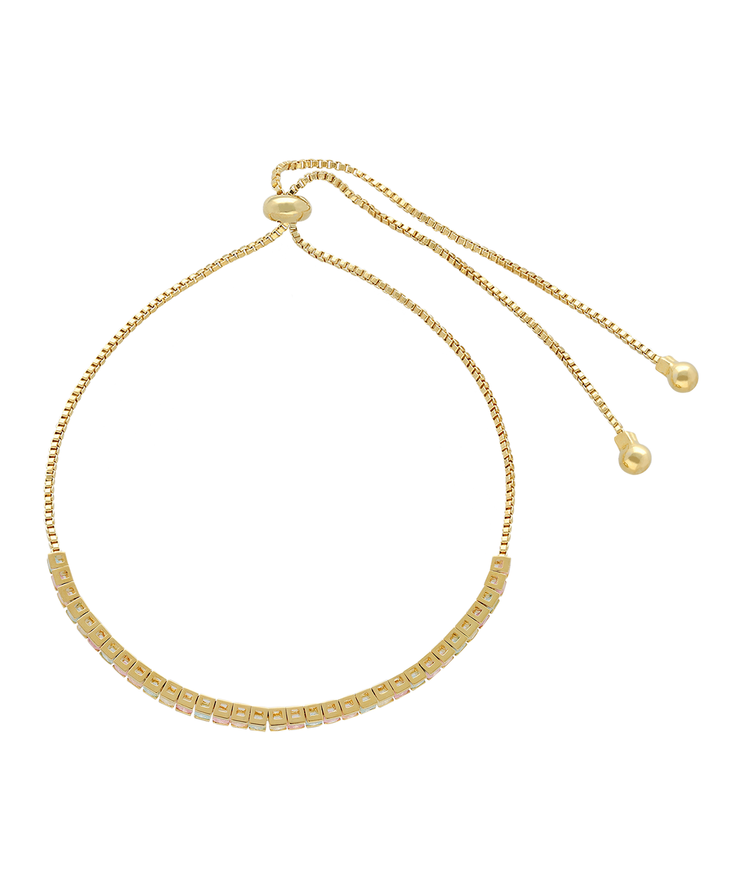 Annie Bracelet パステル キュービックジルコニア ゴールド アニー ブレスレット