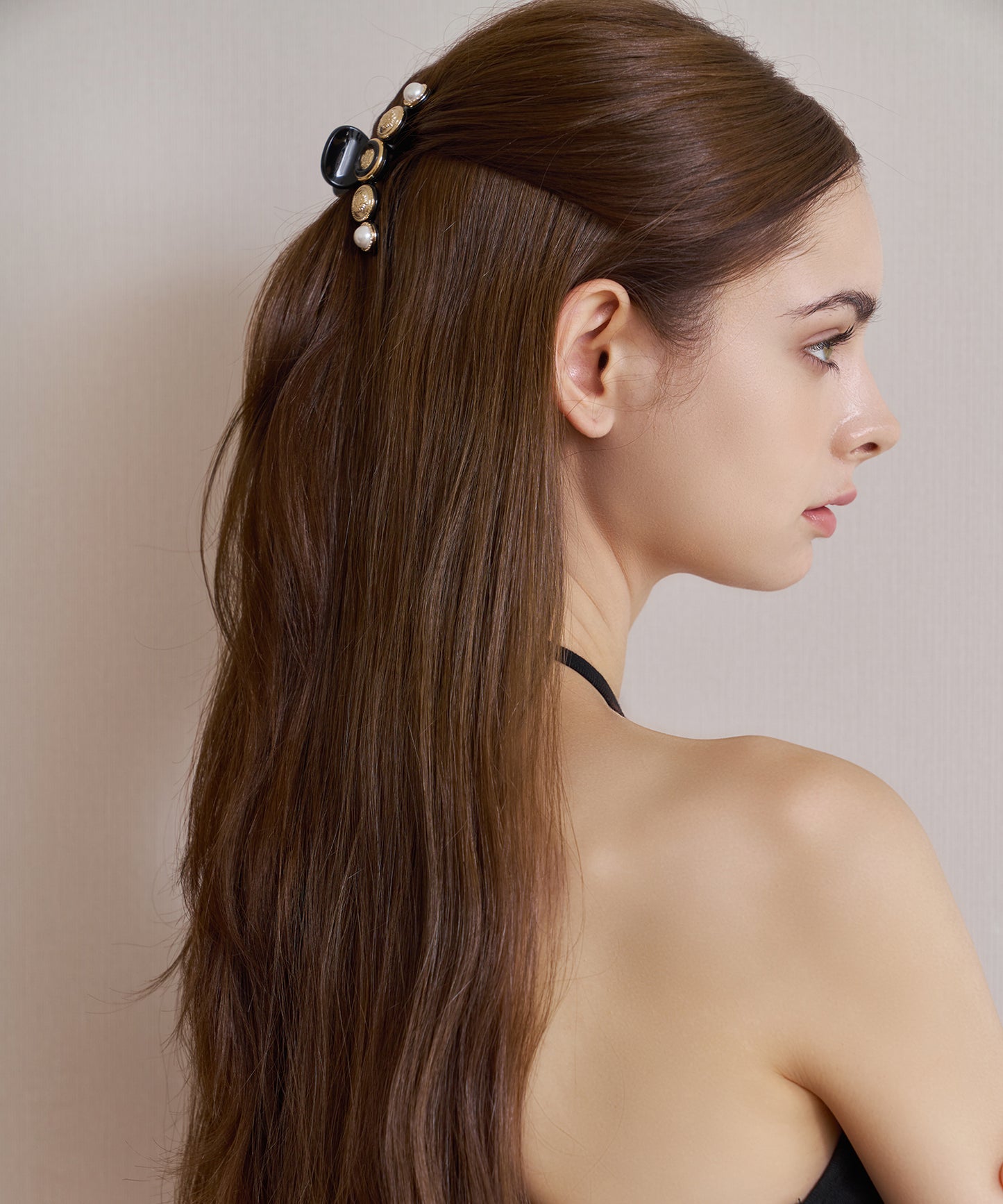 Debora Claw Clip S パール マーブル マット クロークリップ デボラ ヘアクリップ