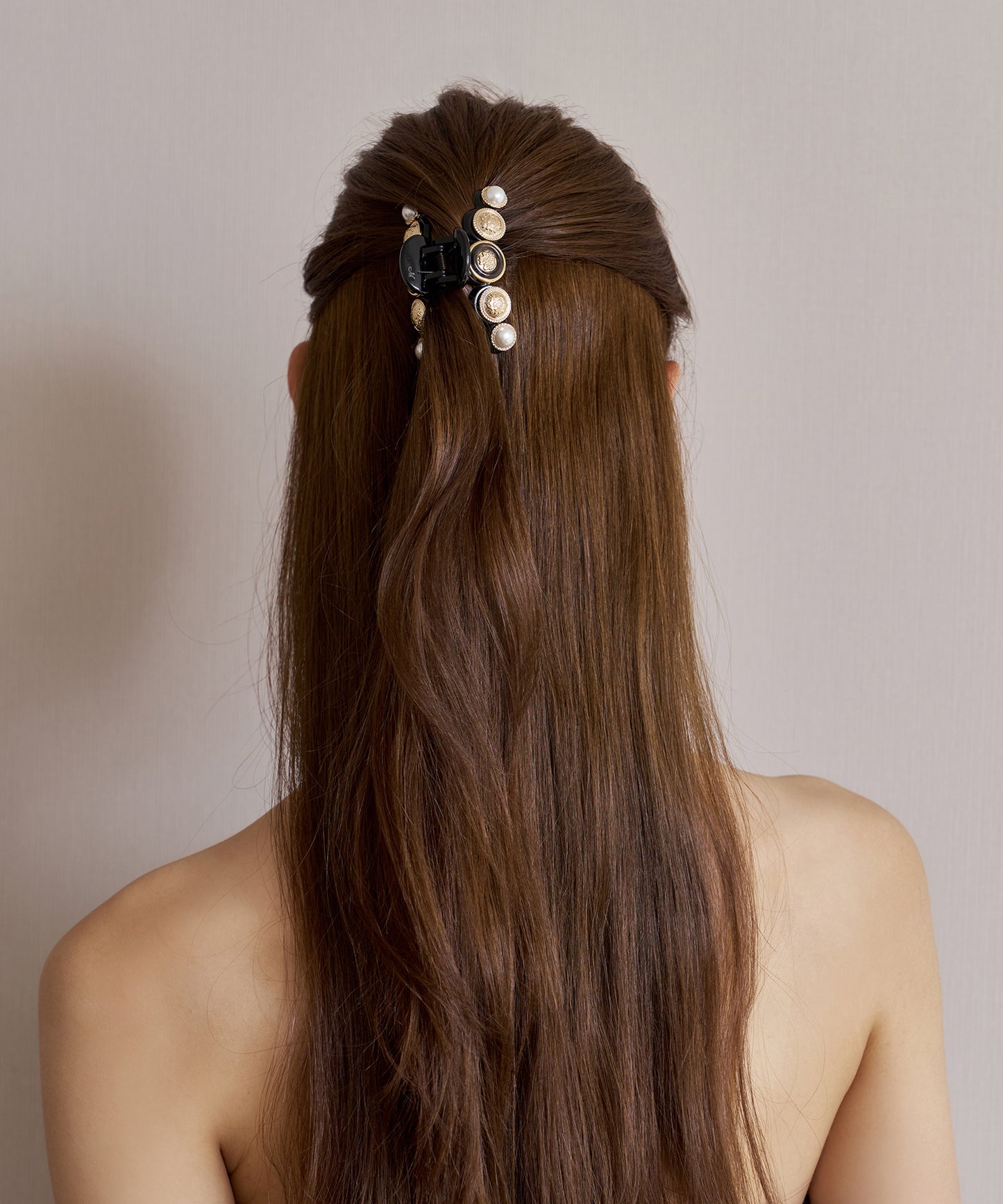 Debora Claw Clip S パール マーブル マット クロークリップ デボラ ヘアクリップ