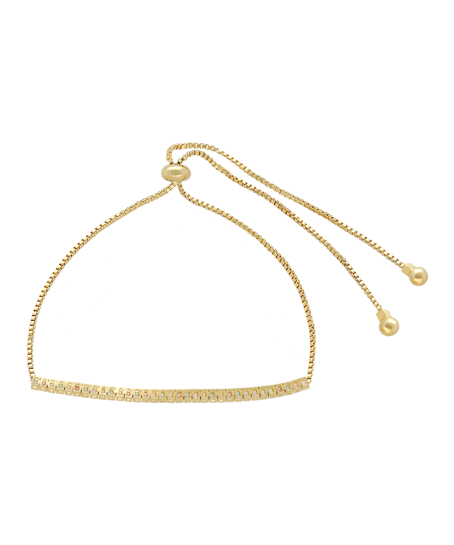 Annie Bracelet パステル キュービックジルコニア ゴールド アニー ブレスレット