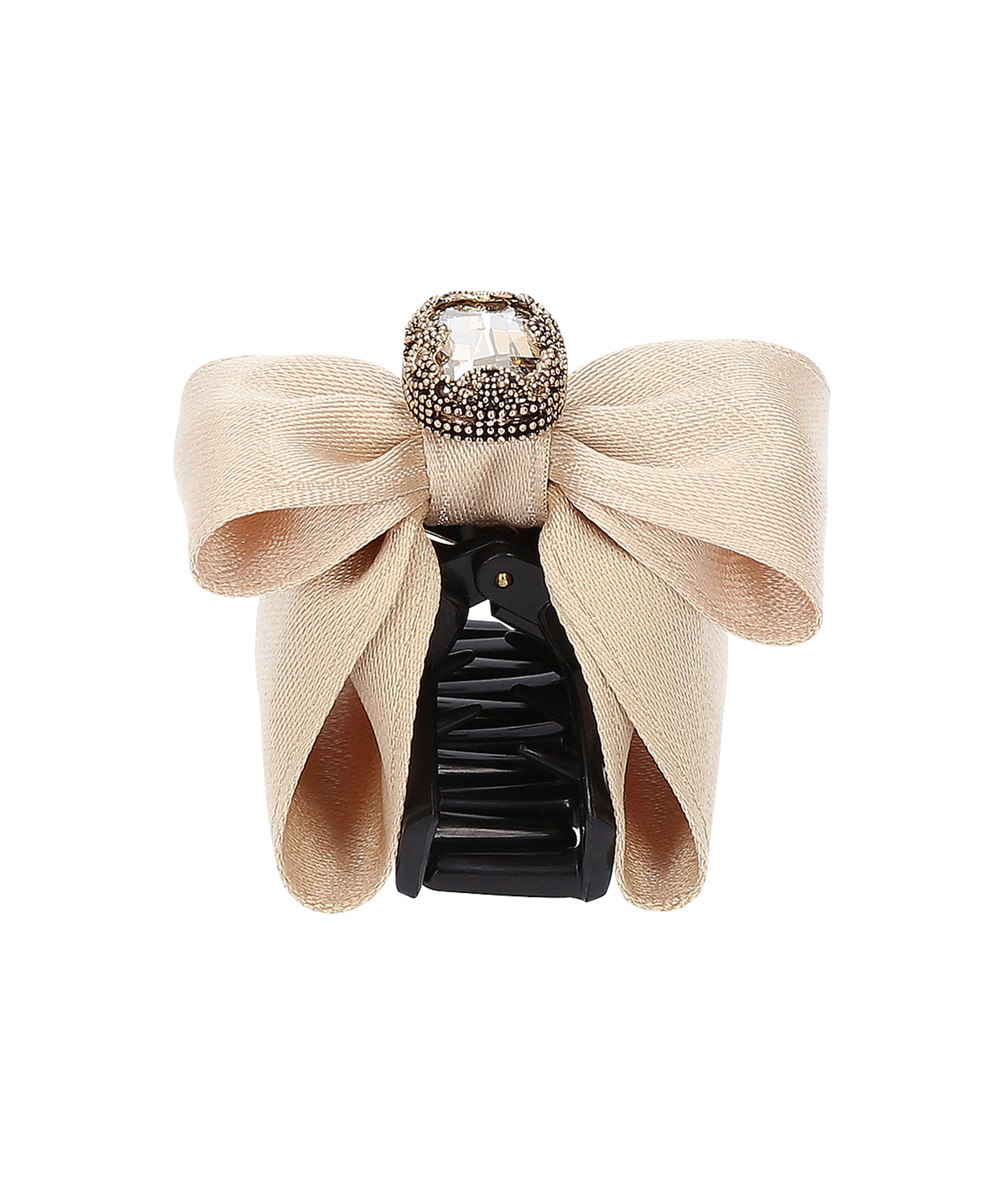 Bona Ribbon Claw Clip ビッグリボン クリスタル ヘアクリップ クロークリップ