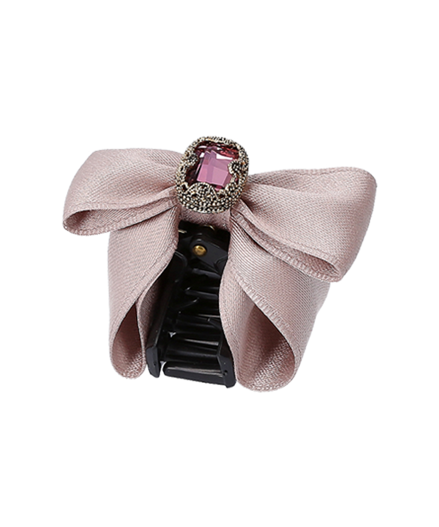 Bona Ribbon Claw Clip ビッグリボン クリスタル ヘアクリップ クロークリップ