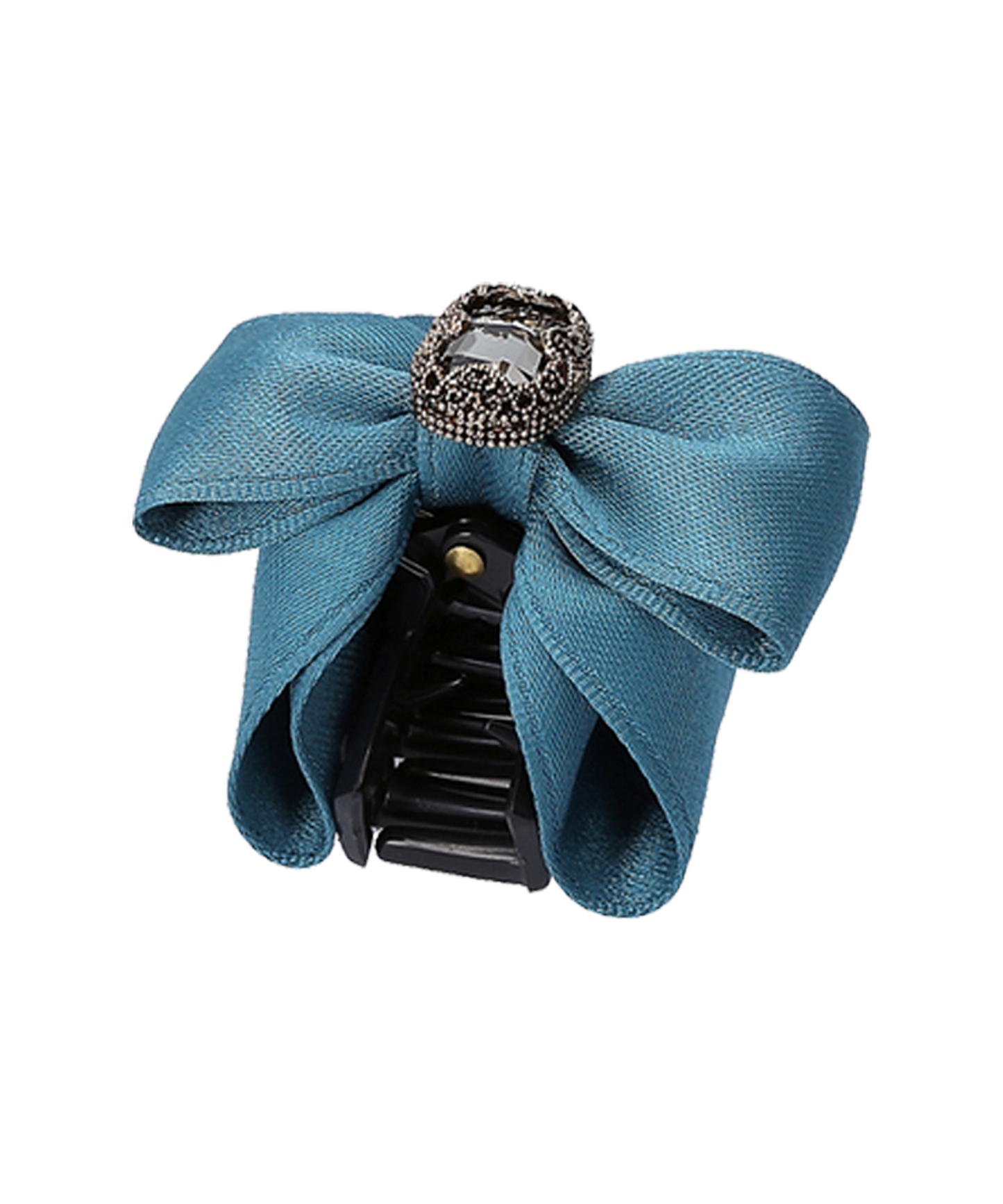 Bona Ribbon Claw Clip ビッグリボン クリスタル ヘアクリップ クロークリップ