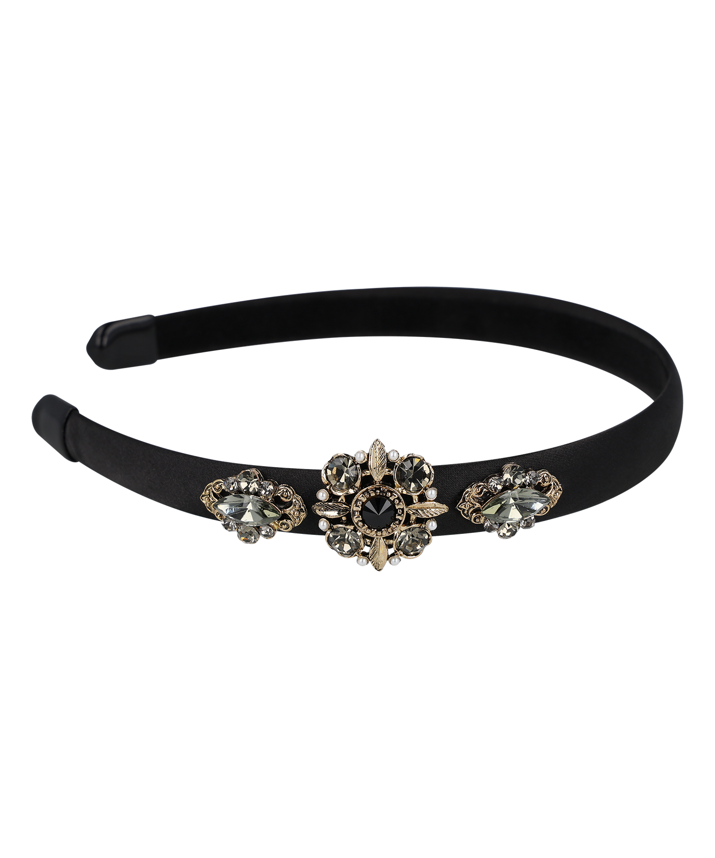 Zolia Hair Bandククリスタル パール アンティーク ゾリア ヘアバンド