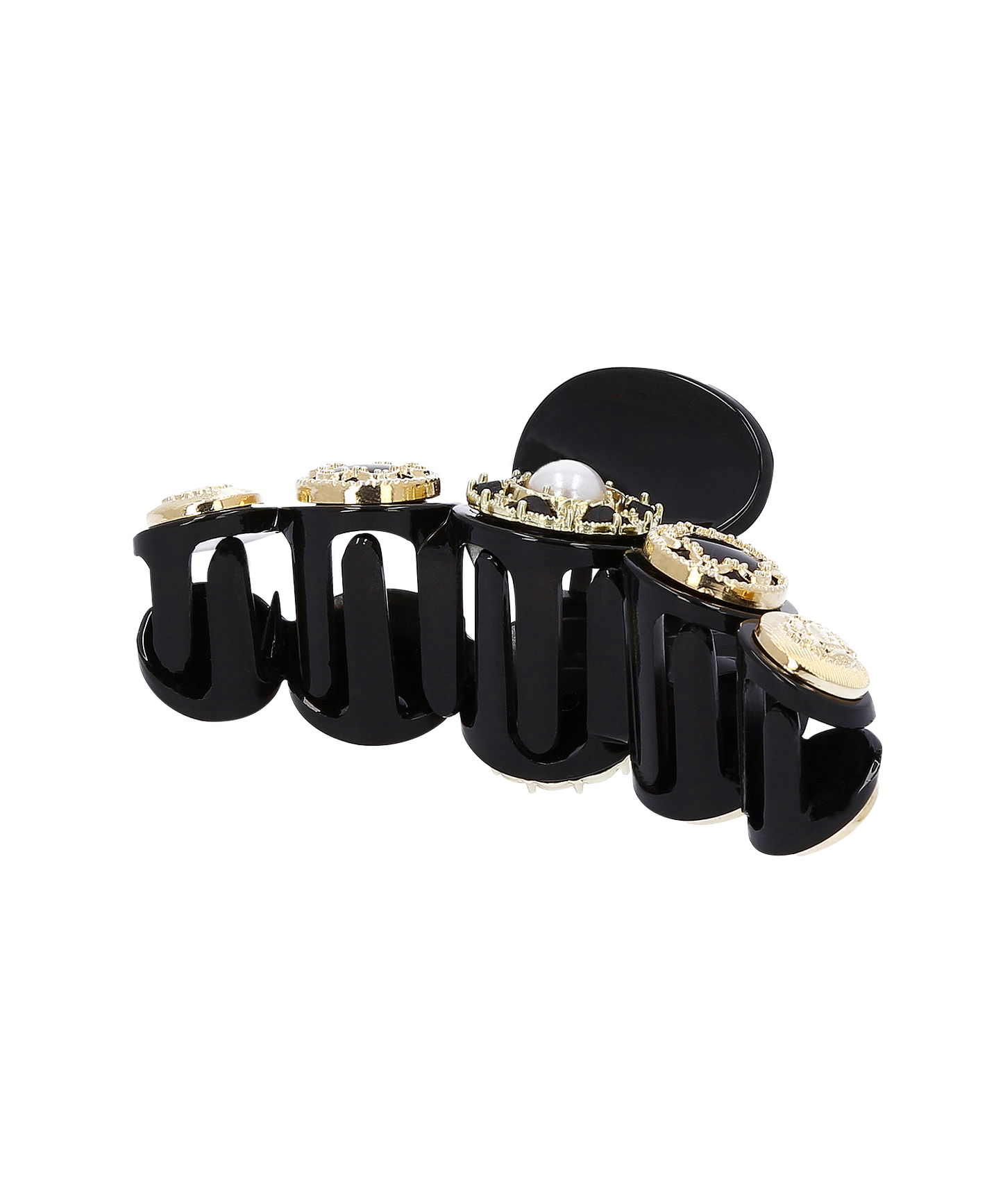 Luna Hair Claw レザー パール ルナ ヘアクロー ヘアクリップ