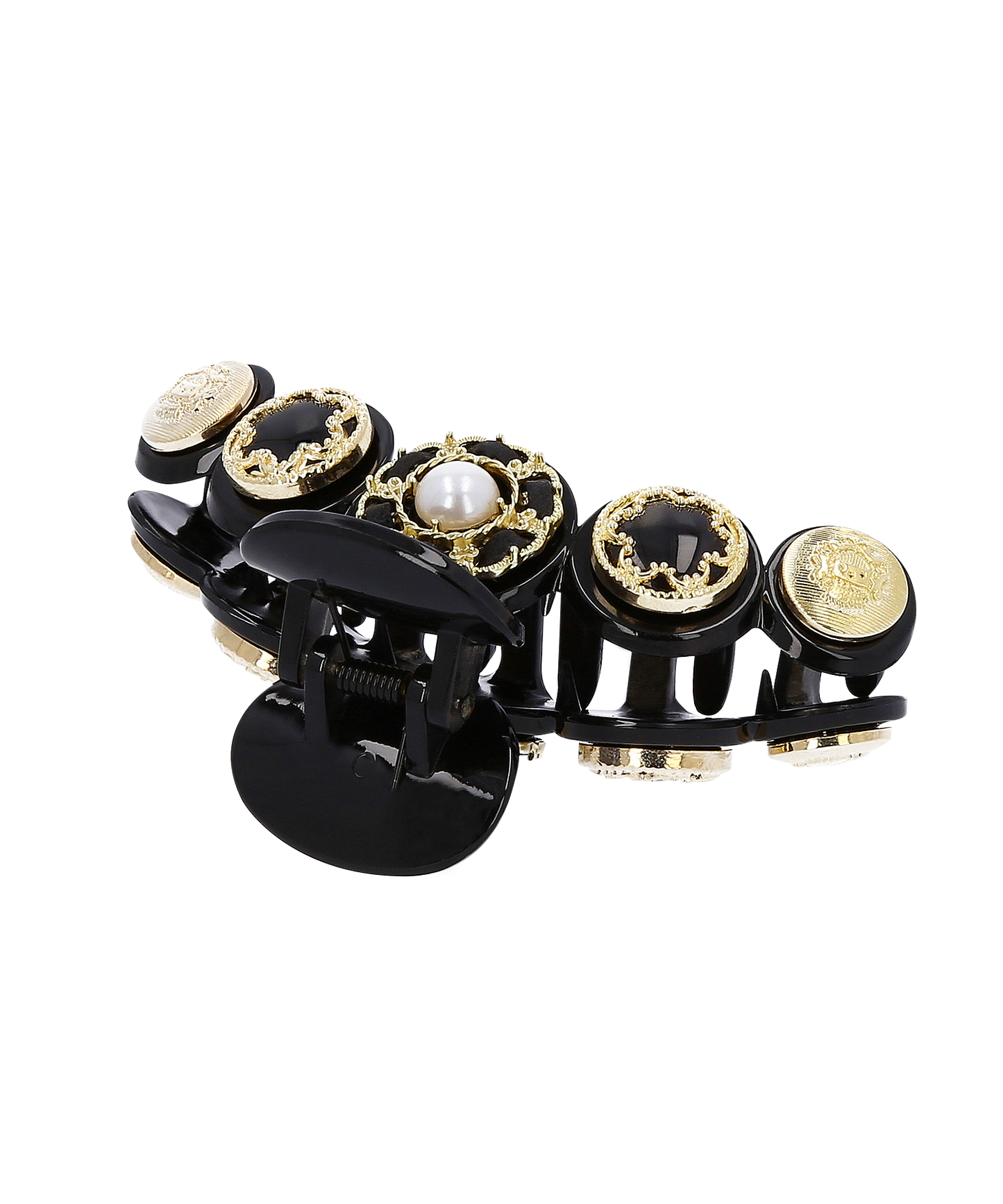 Luna Hair Claw レザー パール ルナ ヘアクロー ヘアクリップ