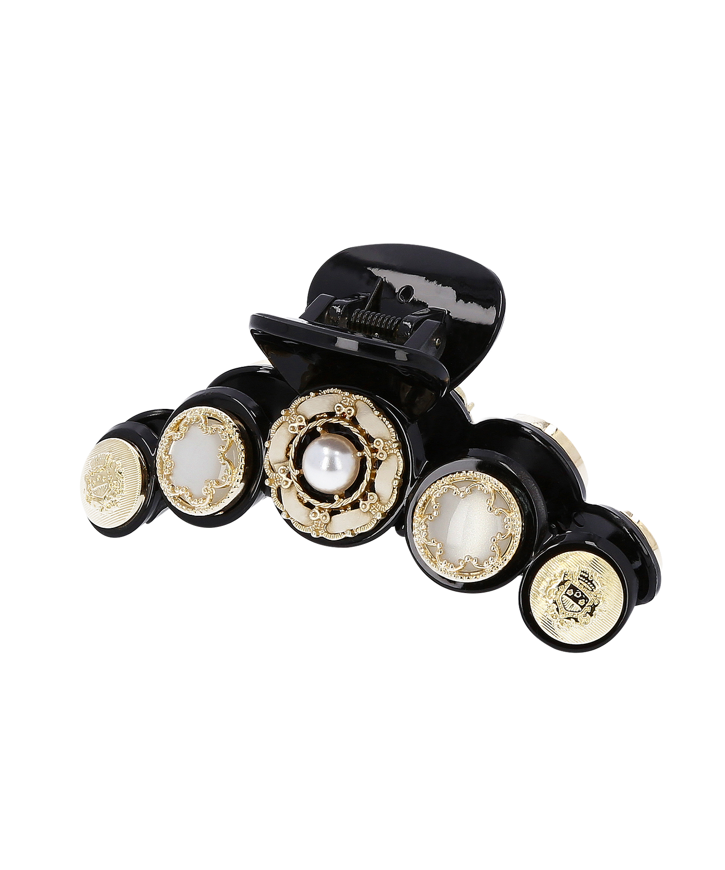 Luna Hair Claw レザー パール ルナ ヘアクロー ヘアクリップ