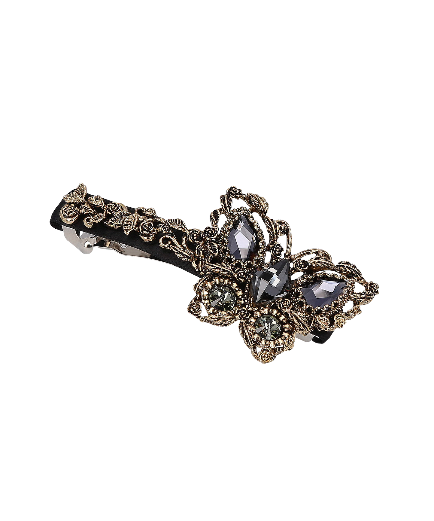 Elisa Barrette  クリスタル パール アンティーク エリーザ バレッタ  ヘアクリップ