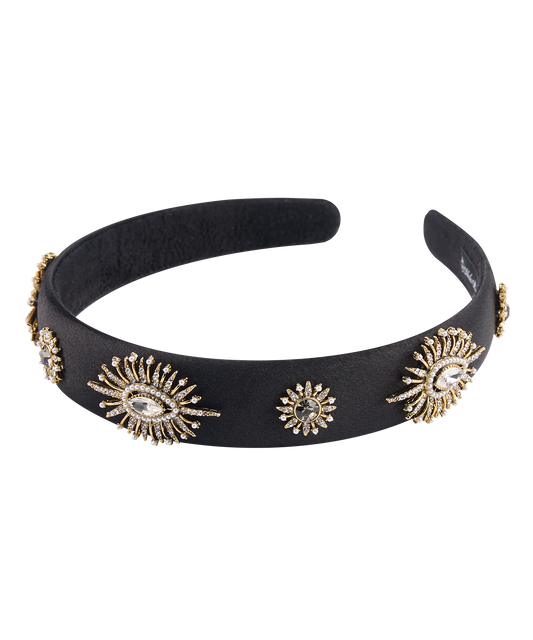 Julie Hair Band パール サテン アンティーク ジュリー ヘアバンド ヘアカチューシャ