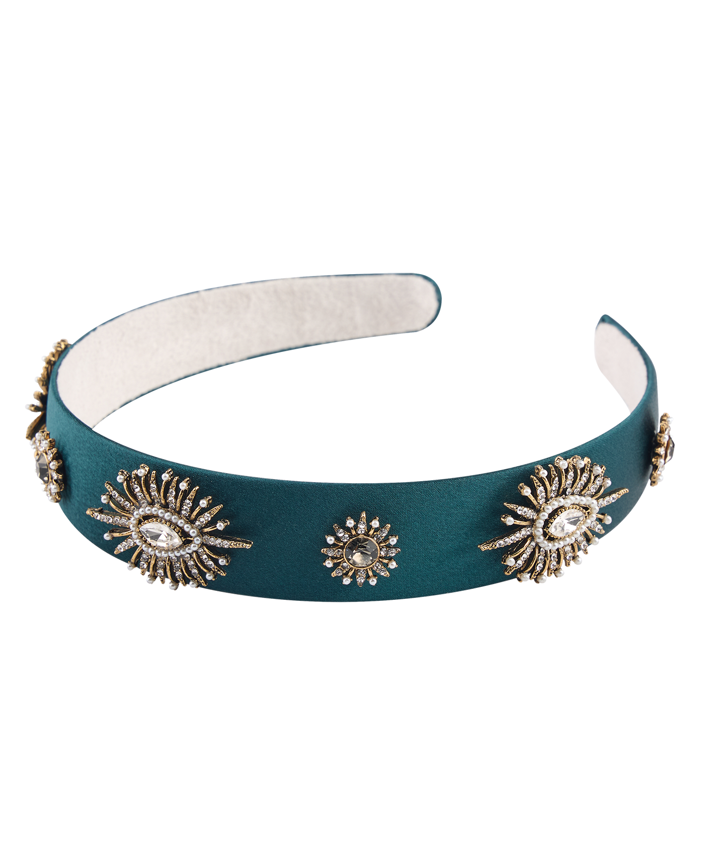 Julie Hair Band パール サテン アンティーク ジュリー ヘアバンド ヘアカチューシャ