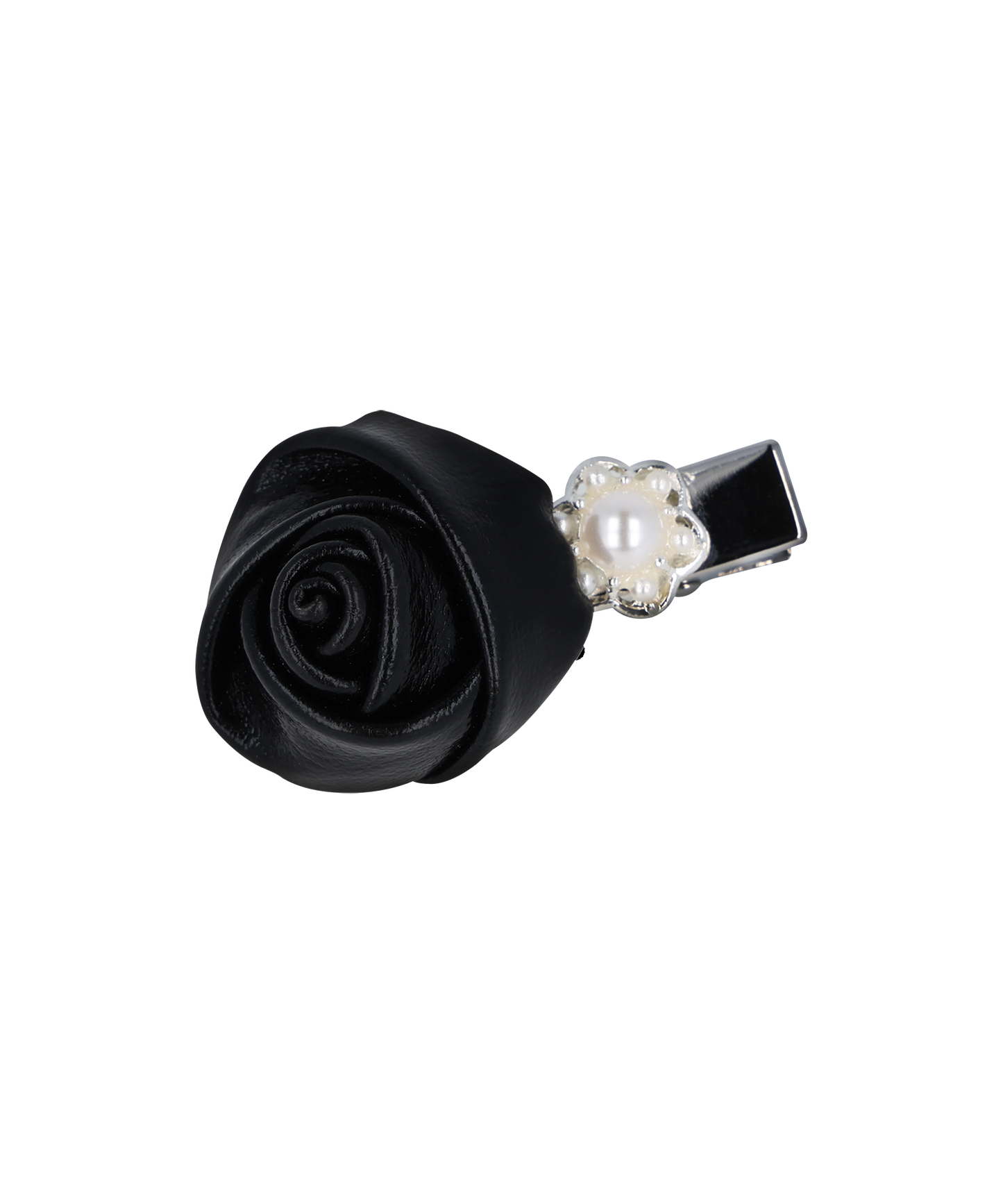 Torce Hair Clip Mini シンセティックレザー パール ミニ ヘアクリップ トルチェ メラビアンカ 韓国ヘアアクセサリー ブランド