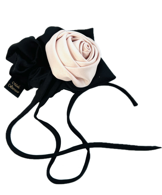 Minuet Scrunchie シュシュ メラビアンカ 韓国ヘアアクセサリー 上品 クラシック