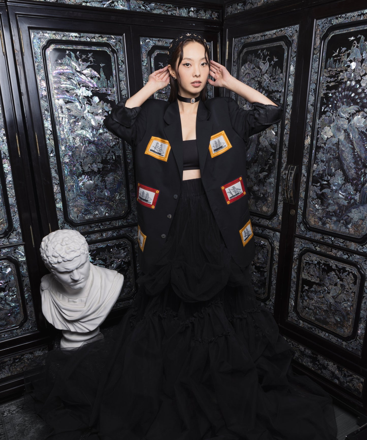 Eli Lace Hair Band ヘアバンド カチューシャ Mela Bianca