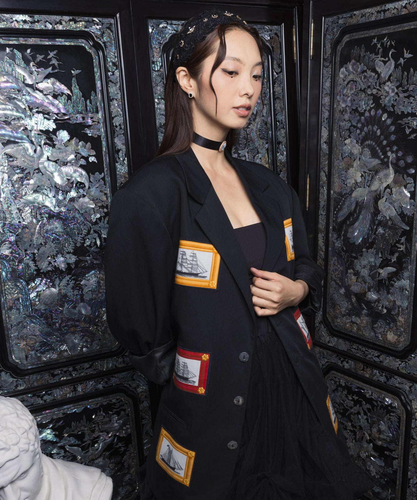 Eli Lace Hair Band ヘアバンド カチューシャ Mela Bianca