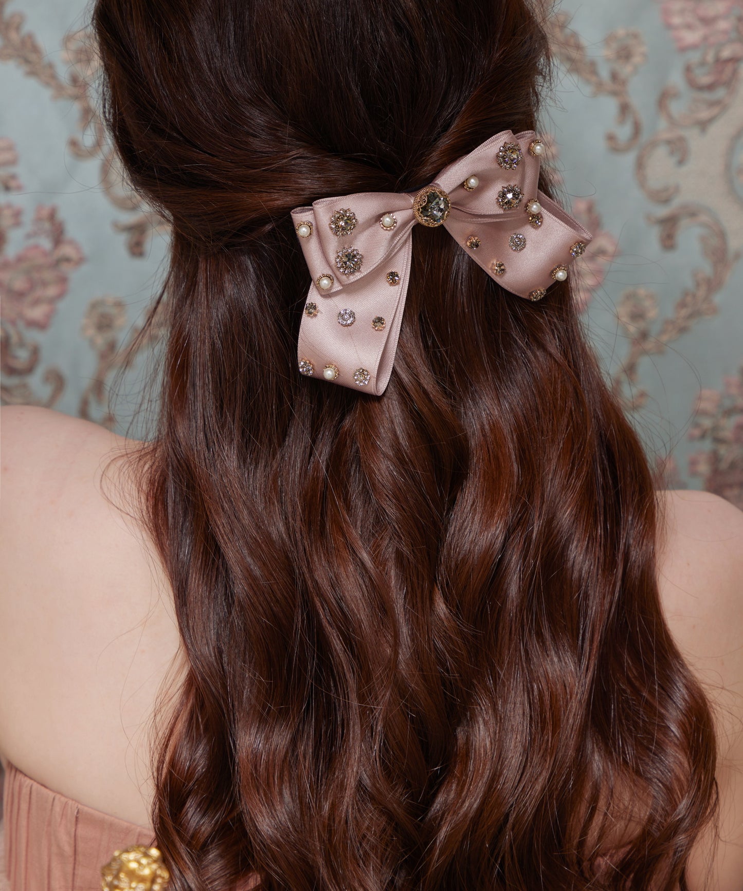 Regina Bow Barrette L バレッタ Mela Bianca