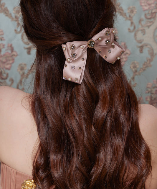 Regina Bow Barrette L バレッタ Mela Bianca
