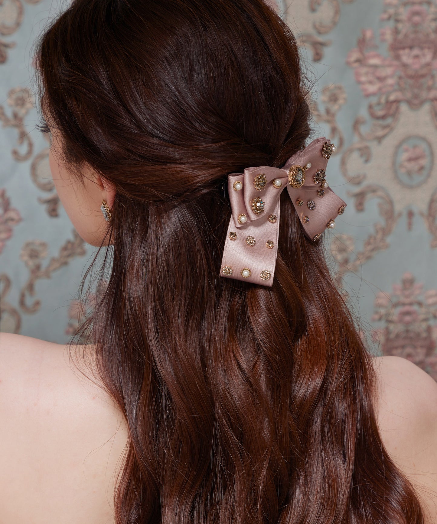 Regina Bow Barrette L バレッタ Mela Bianca