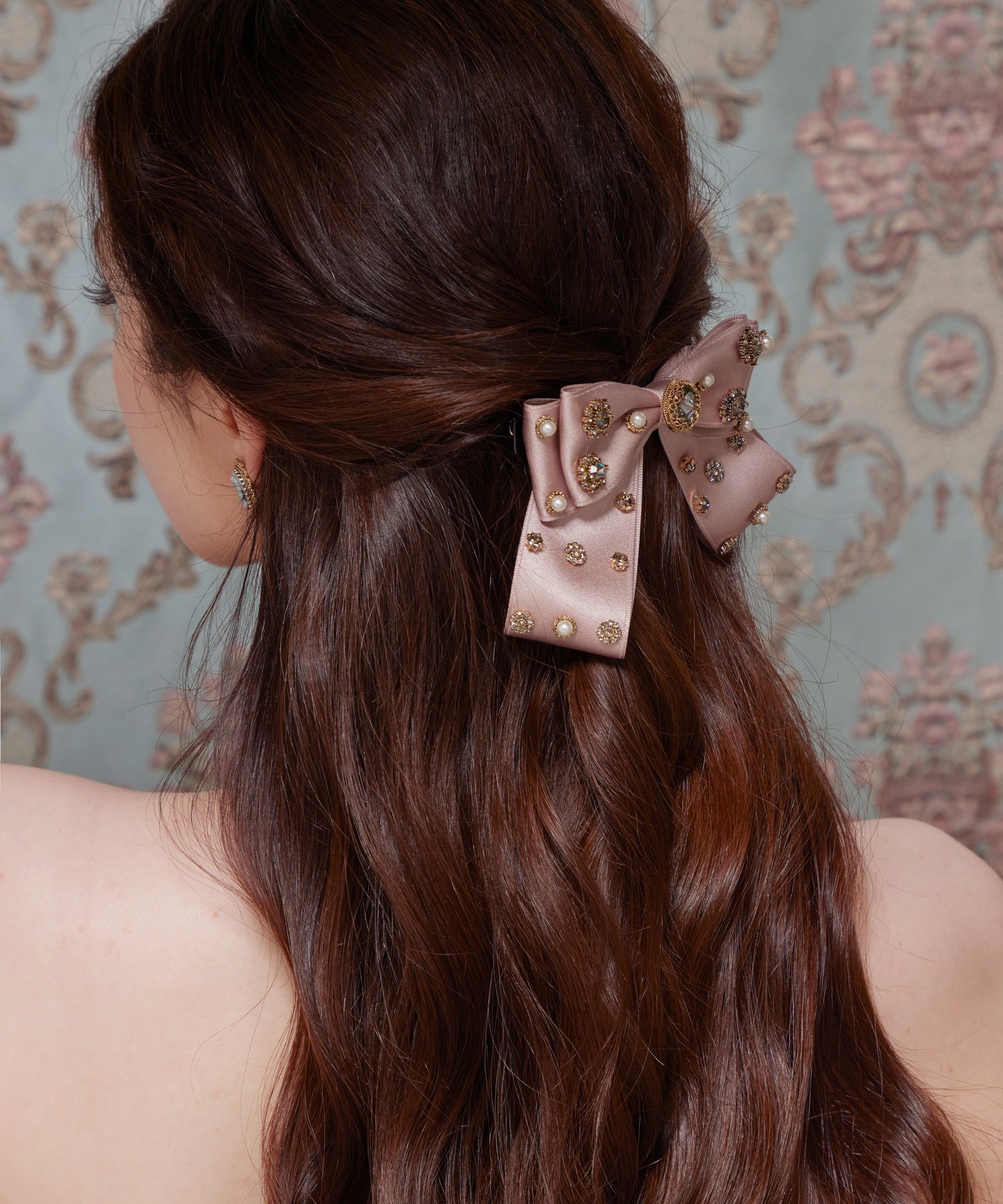 Regina Bow Barrette L バレッタ Mela Bianca