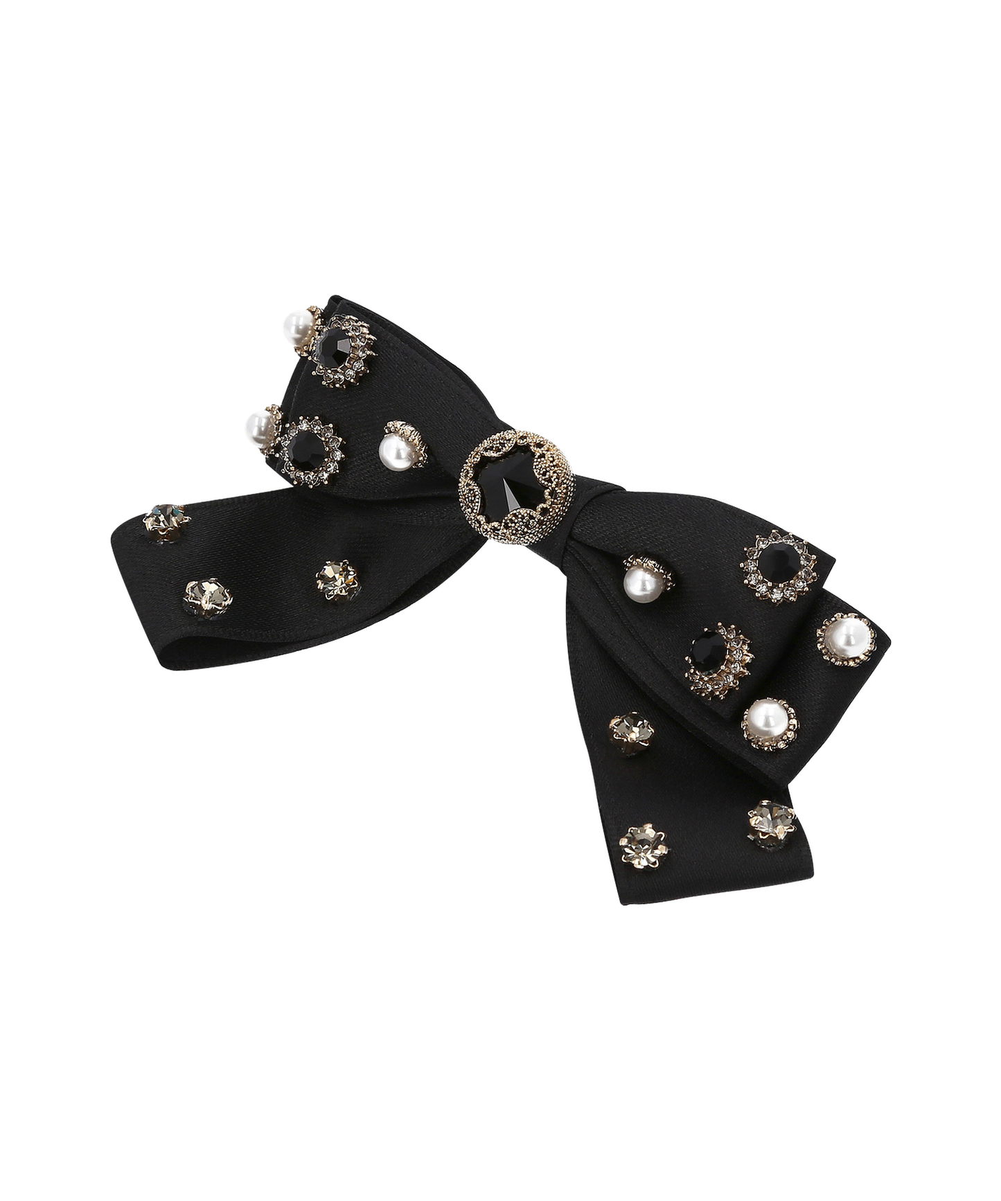 Regina Bow Barrette M バレッタ Mela Bianca
