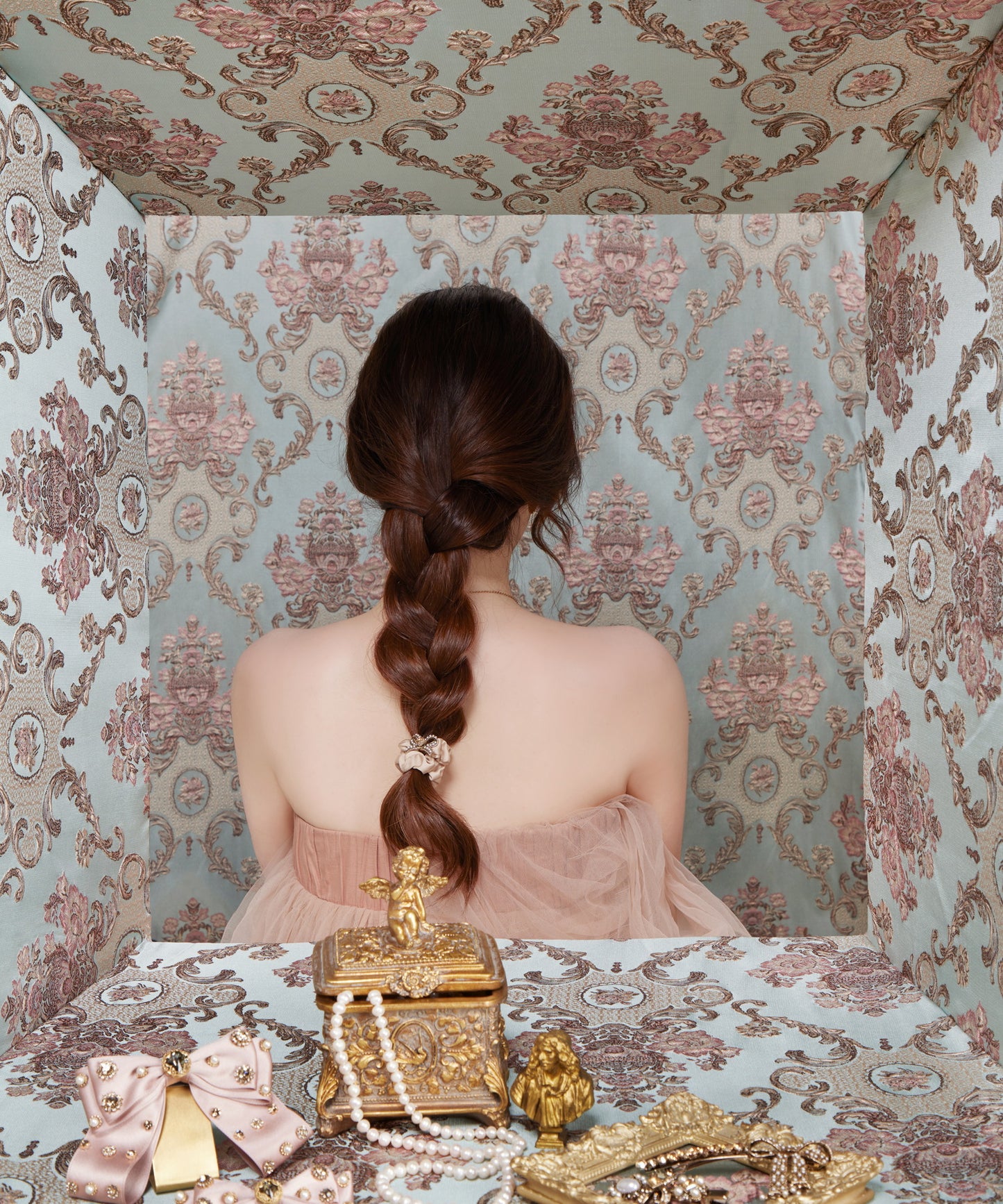 Elfo Hair Scrunchie シュシュ Mela Bianca