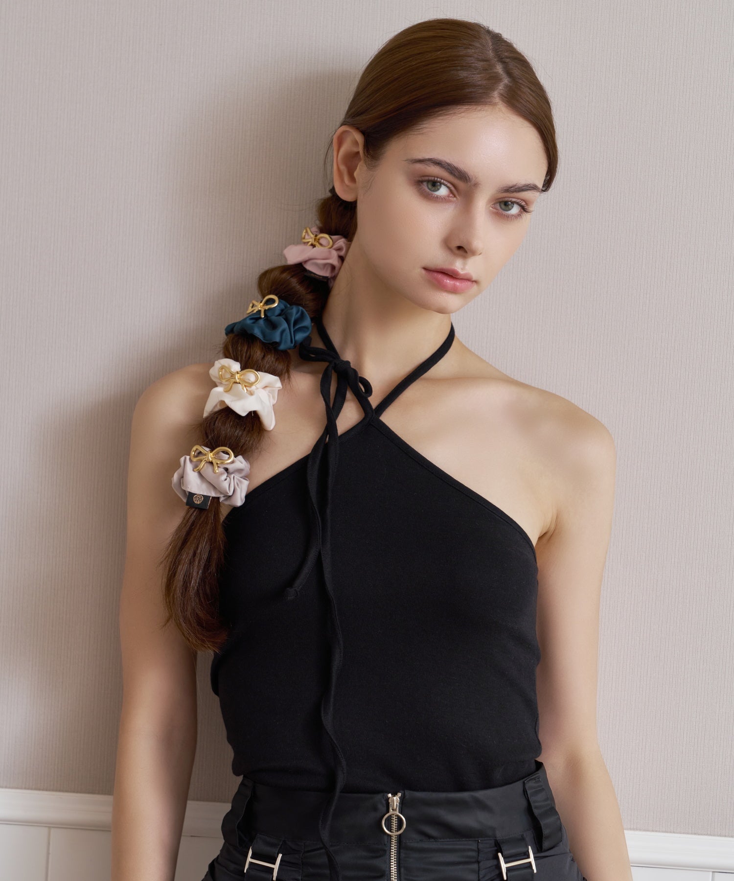 Rosella Hair Scrunchie シュシュ Mela Bianca