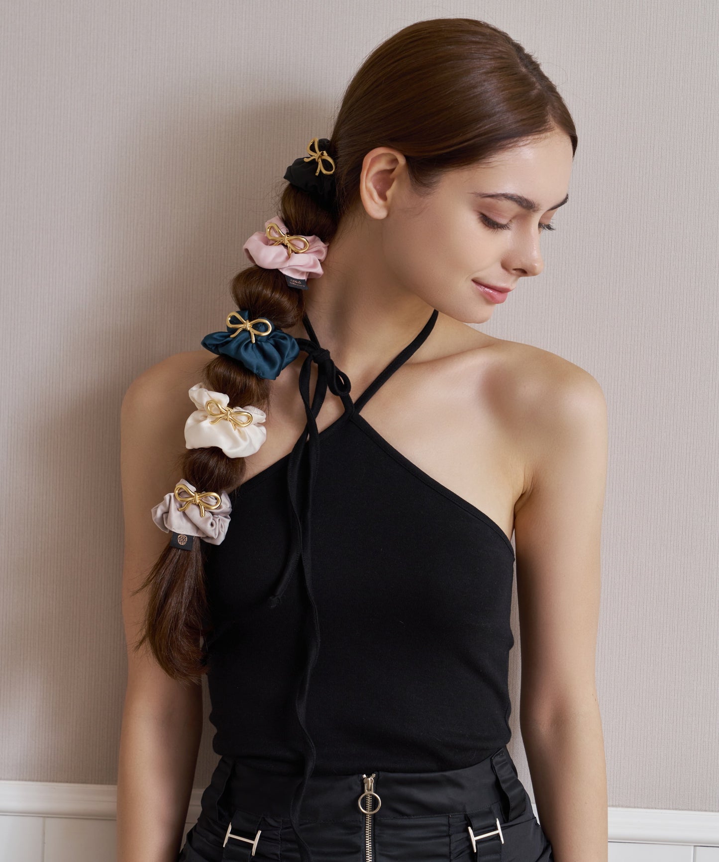 Rosella Hair Scrunchie シュシュ Mela Bianca