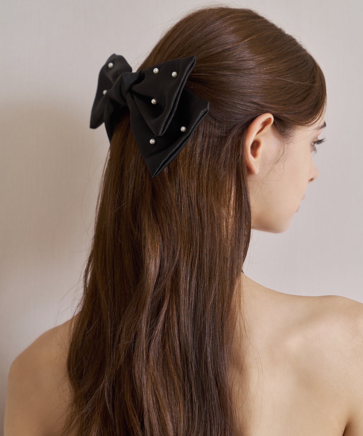 Zianella Barrette Satin バレッタ Mela Bianca