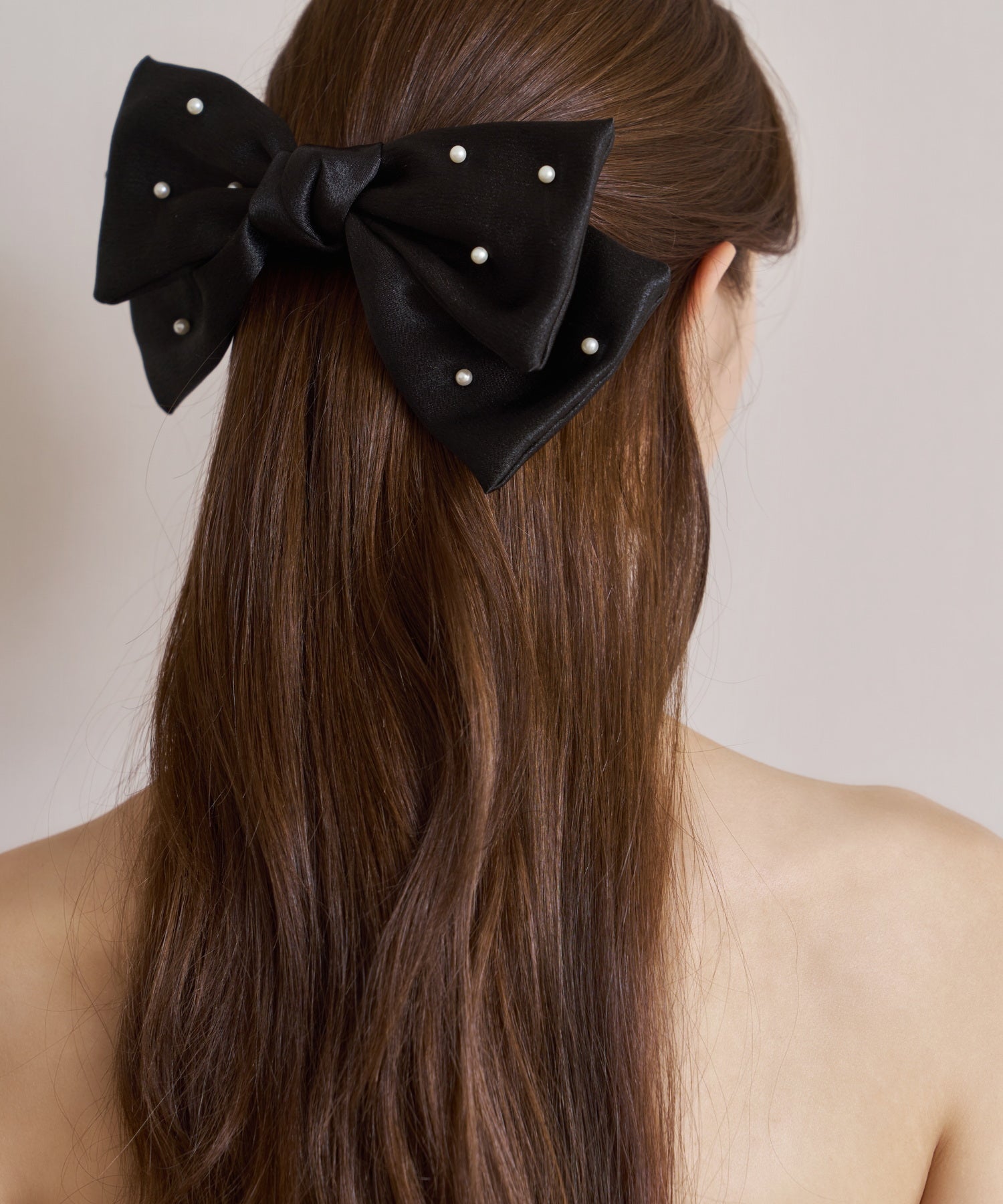 Zianella Barrette Satin バレッタ Mela Bianca