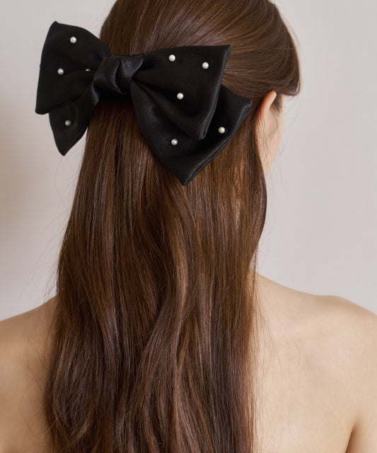 Zianella Barrette Satin バレッタ Mela Bianca