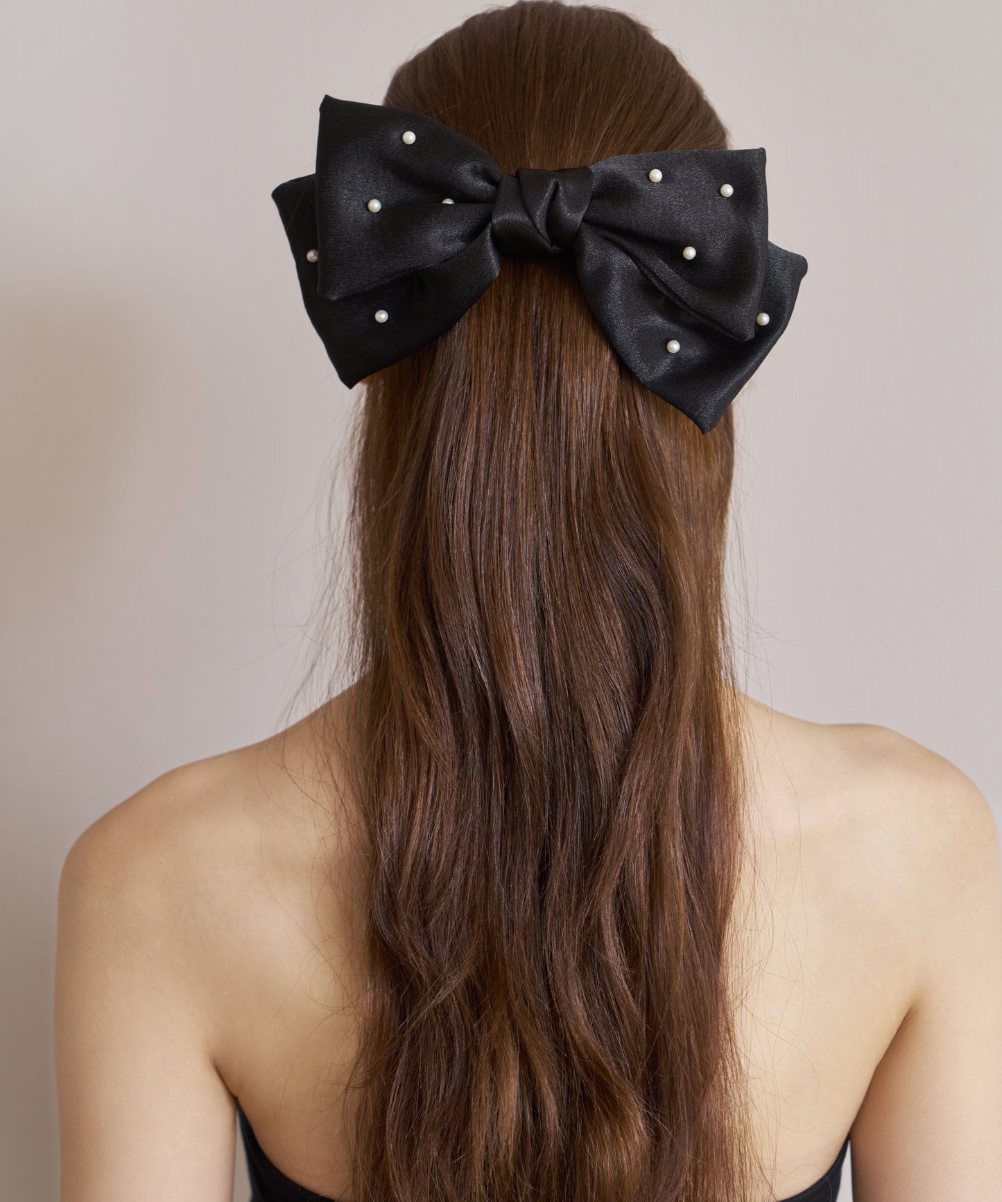 Zianella Barrette Satin バレッタ Mela Bianca