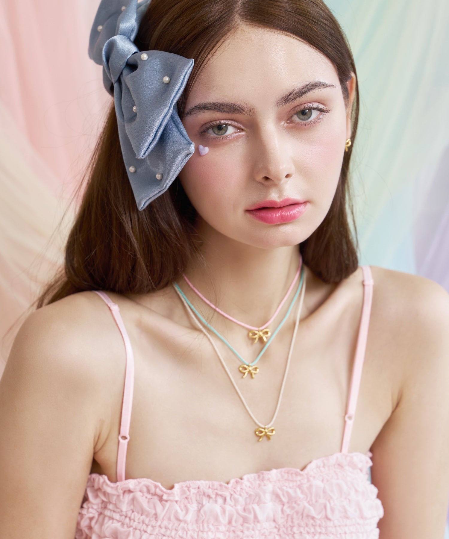 Zianella Barrette Satin バレッタ Mela Bianca