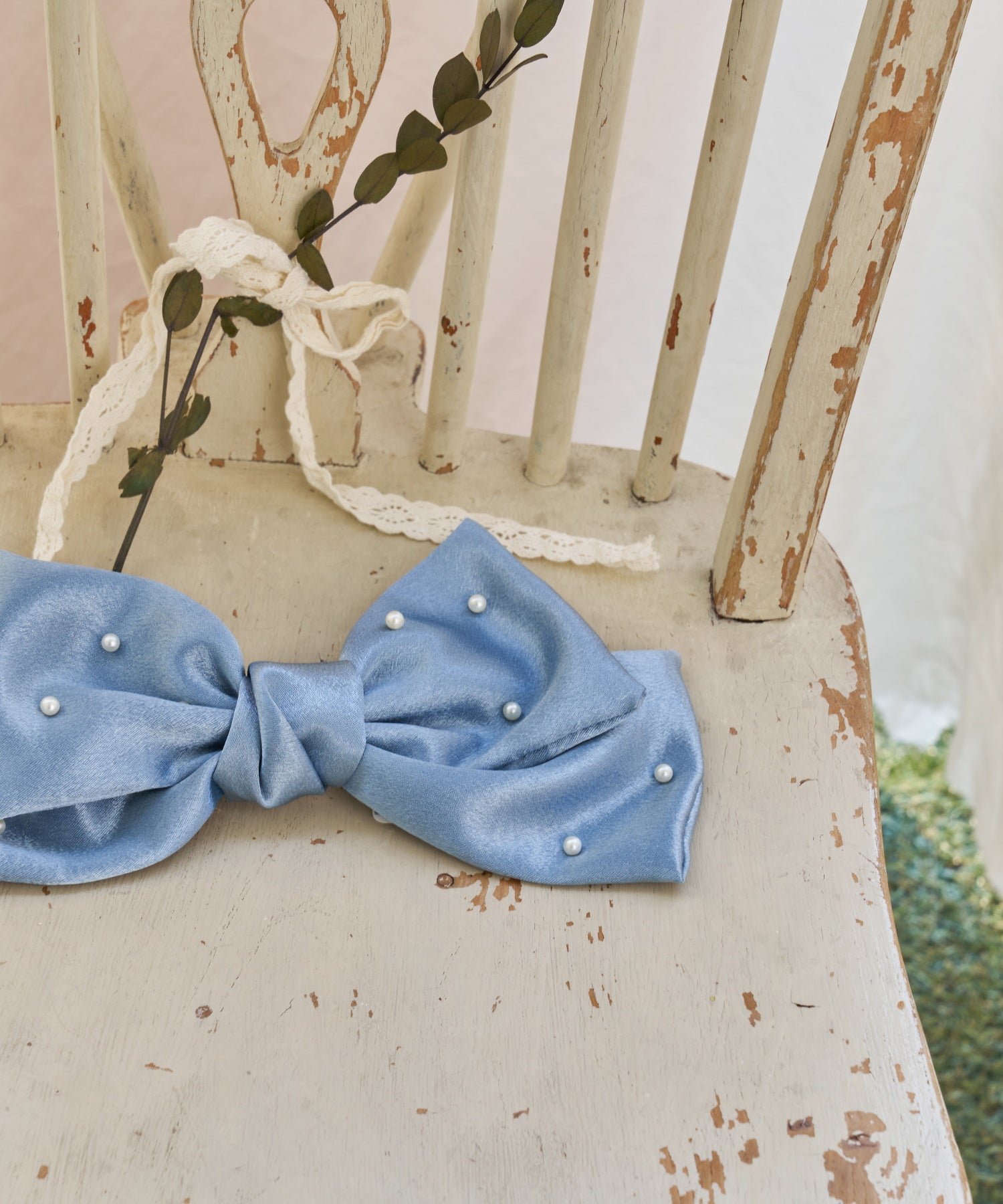 Zianella Barrette Satin バレッタ Mela Bianca
